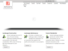 Tablet Screenshot of jensencorp.com